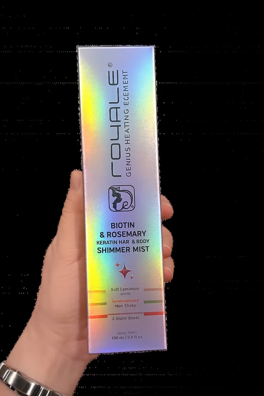 Royale Genius Heating Ecement Biotin & Rosemary Keratin Hair & Body Shimmer Mist